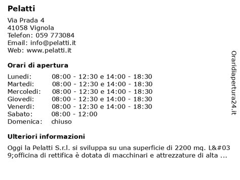 ᐅ Tassi Sport a Vignola (MO): Orari Apertura e Mappa